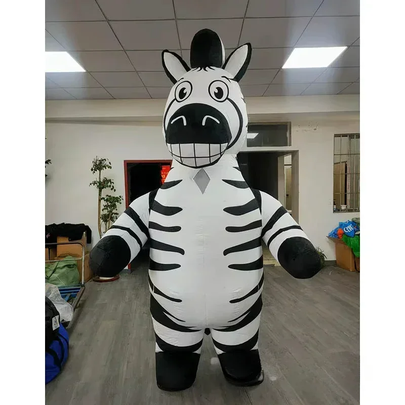 Costumes - Kostum Maskot Zebra Tiup, Kostum Seluruh