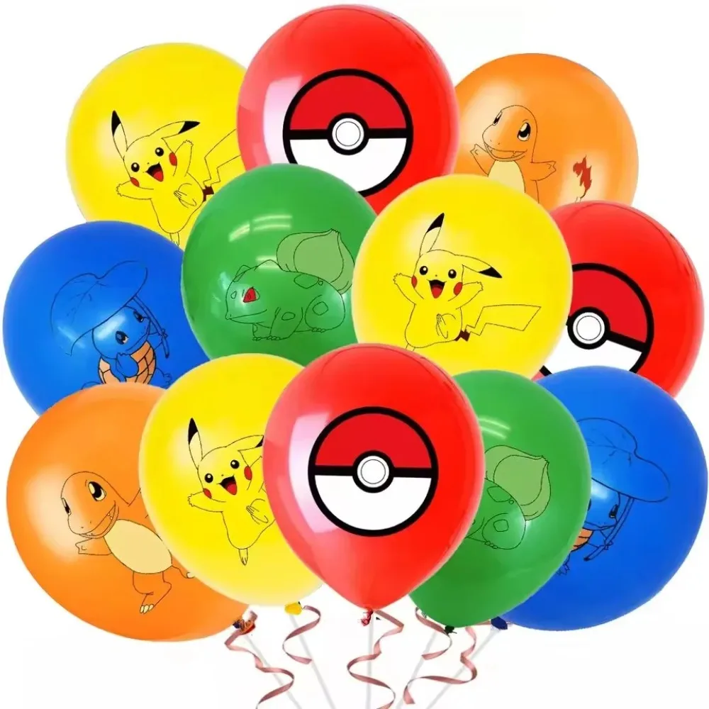 Party Supplies - 10 Buah Balon Lateks dengan Motif