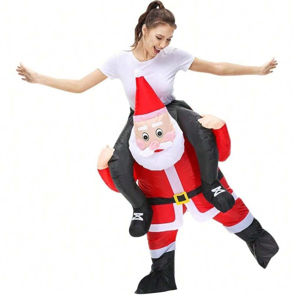 Costumes - Kostum Santa Claus yang Bisa Dinaiki,