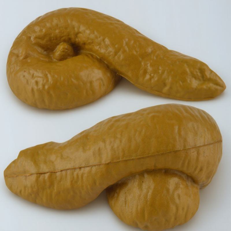 Fake Poop Gag Gift - Properti Lelucon Kotoran Palsu yang Realistis,