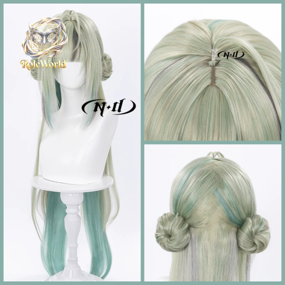 Anime Cosplay Wig Heat Resistant - Wig Cosplay Si Arknights Endfield Si