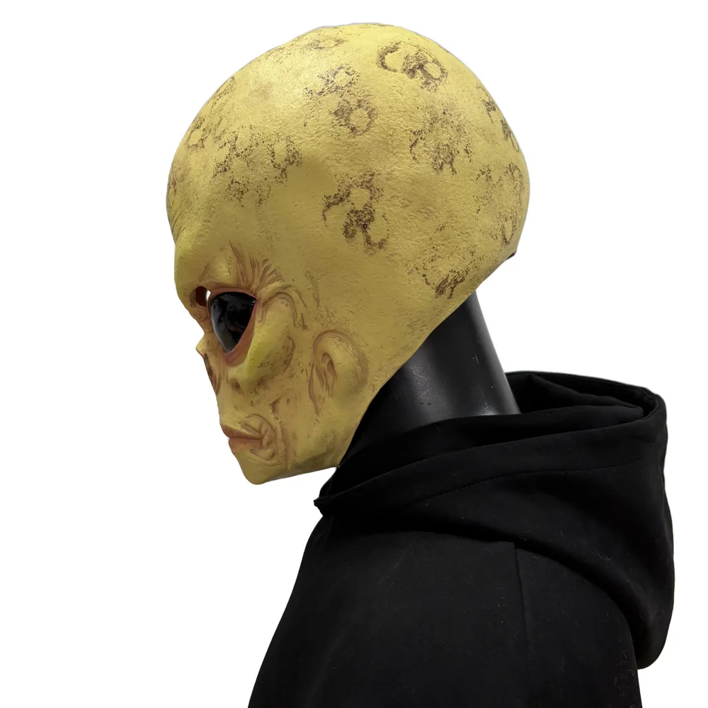 Topeng Tengkorak Alien Lucu un - Latex Alien Mask Realistic ulasan dan harga