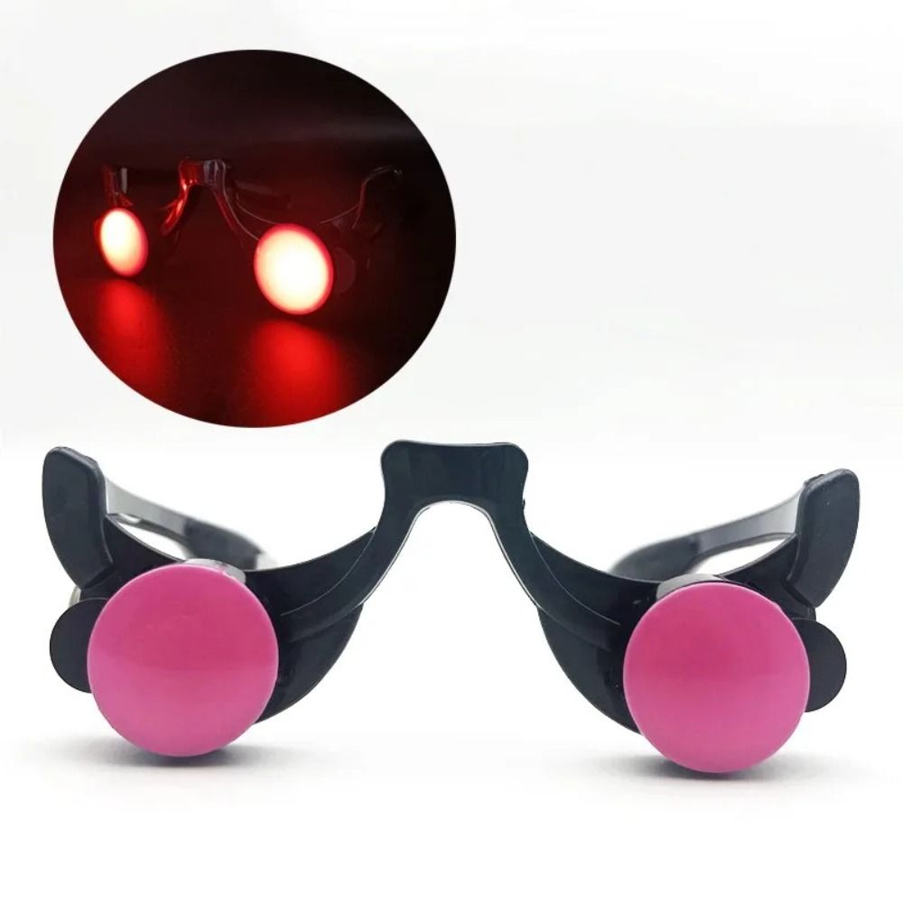Kacamata merah horor Halloween - Glow In The Dark Party Glasses ulasan dan harga