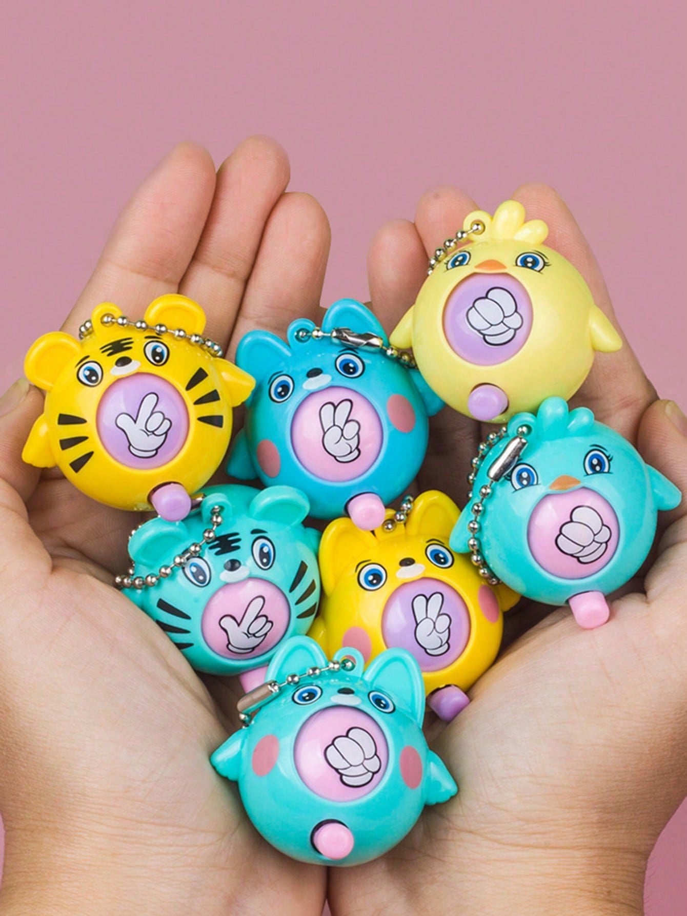 10pcs Gantungan Kunci Telur Mi - Novelty Gifts ulasan dan harga