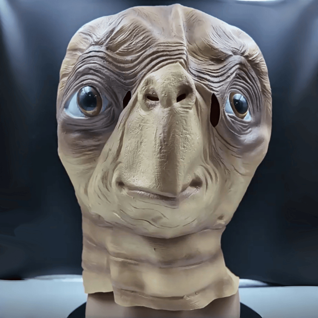 Topeng Alien ET dari Bahan Lat - Latex Alien Mask Realistic ulasan dan harga