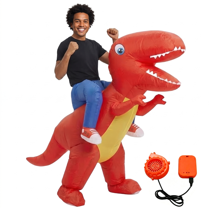 Kostum T-Rex Tiup untuk Dewasa - Inflatable Dinosaur Costume Adult ulasan dan harga