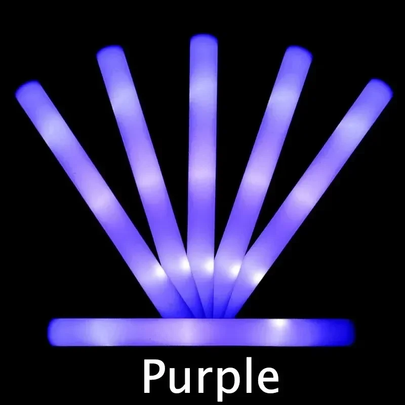 5/10/30 Buah 4 Mode Stik Cahay - Flashing Led Foam Sticks Party ulasan dan harga