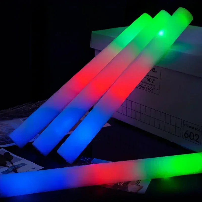 5/10/30 Buah 4 Mode Stik Cahay - Flashing Led Foam Sticks Party ulasan dan harga