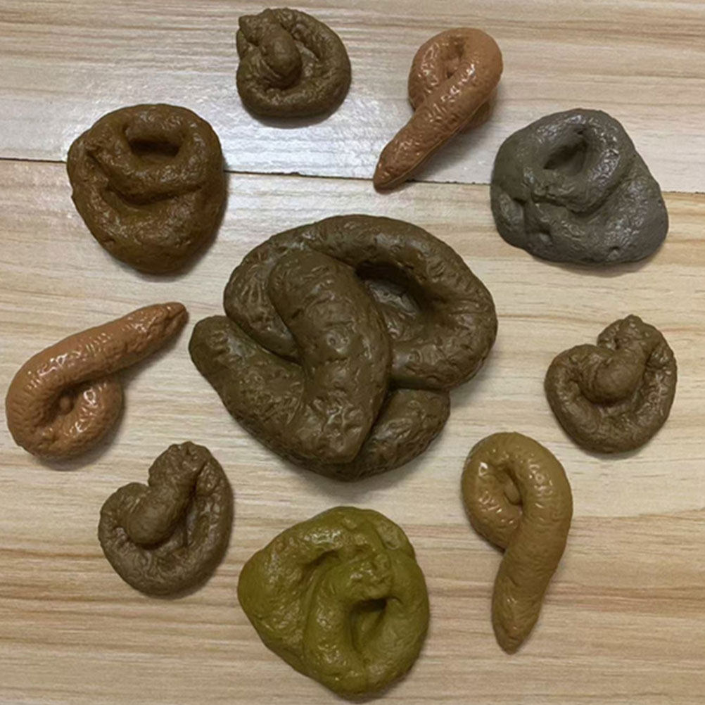10 Buah Set Mainan Lelucon Kot - Fake Poop Gag Gift ulasan dan harga