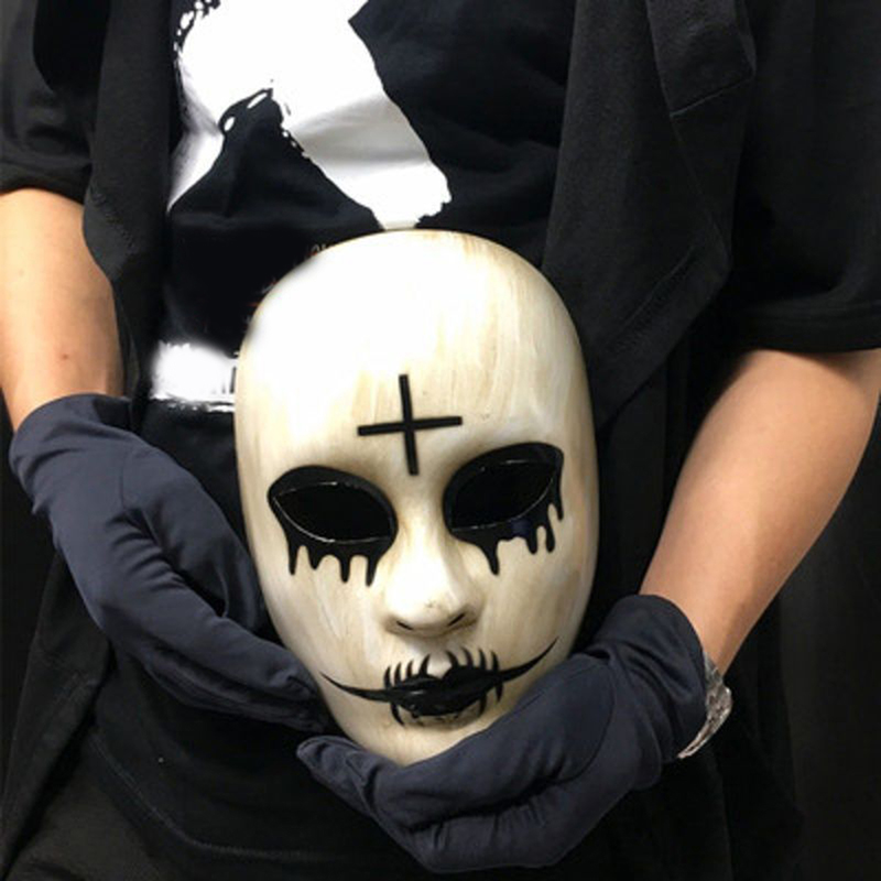 Topeng pesta Anonymous topeng  - Led Purge Mask Halloween ulasan dan harga