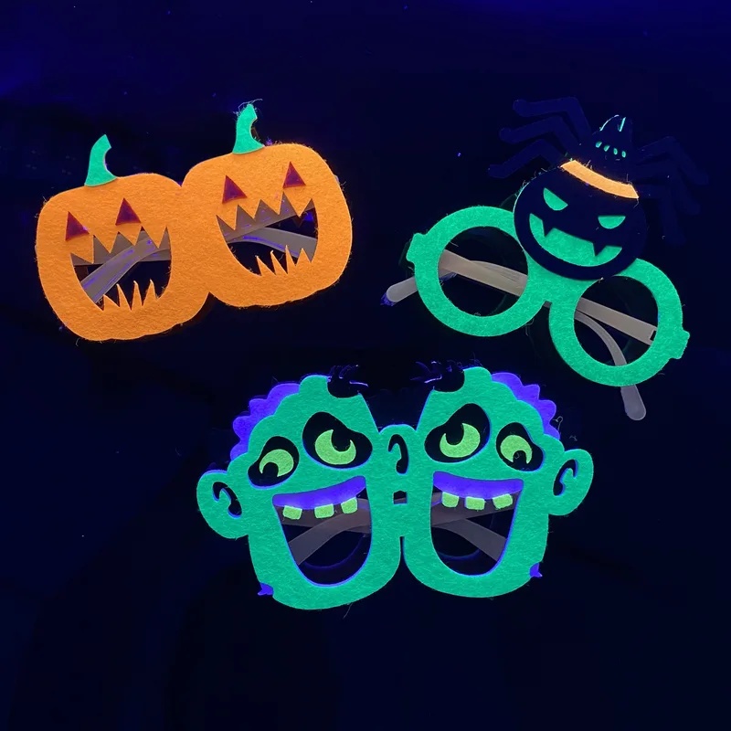 Bingkai Kacamata Berbahan Felt - Glow In The Dark Party Glasses ulasan dan harga