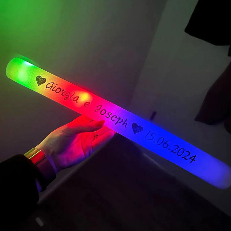 30 Tongkat Busa Bercahaya LED, - Flashing Led Foam Sticks Party ulasan dan harga