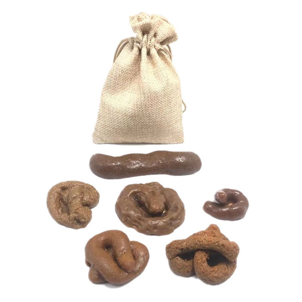 6Pcs Set Mainan Kotoran Palsu  - Fake Poop Gag Gift ulasan dan harga
