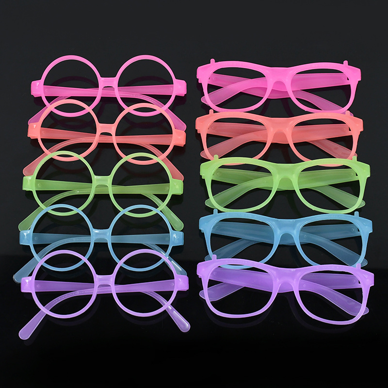 1 Buah Kacamata Neon Menyala D - Glow In The Dark Party Glasses ulasan dan harga